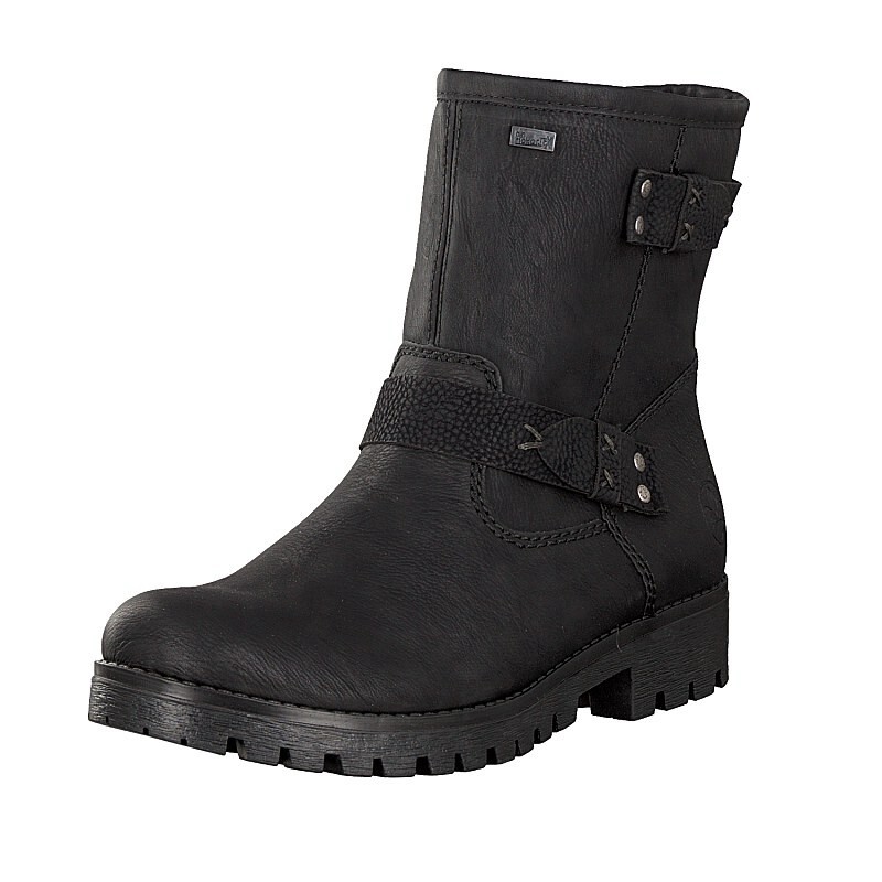 Botas Rieker 78559-01 Para Mulher - Pretas